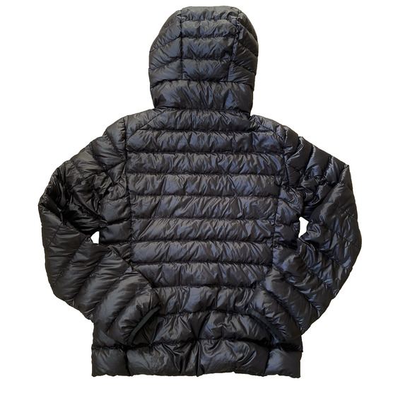 Uniqlo Ultra Light Down Puffer Hooded Jacket Womens XS Black Packable Gorpcore - Picture 5 of 11